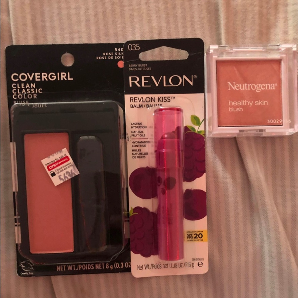 Makeup: Revlon, Covergirl, Neutrogena
